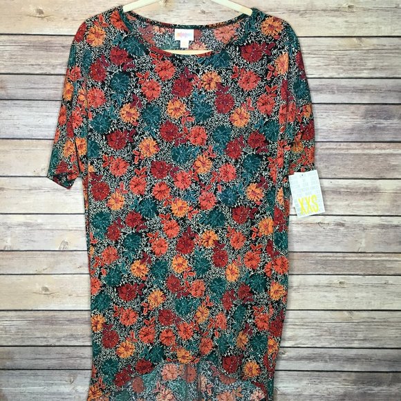 LulaRoe (1.0) XXS Irma Floral Print - BNWT - Picture 1 of 2
